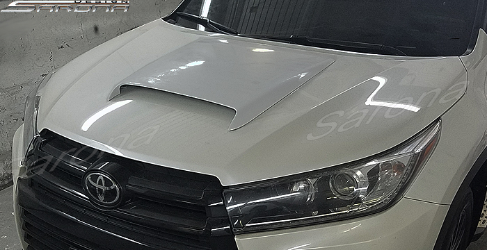 Custom Toyota Highlander  SUV/SAV/Crossover Hood Scoop (2014 - 2019) - $190.00 (Part #TY-004-HS)